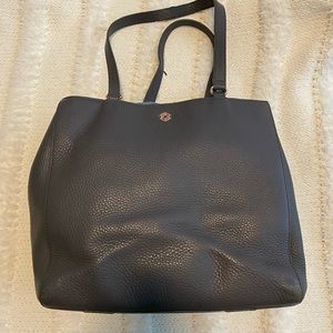Dagne Dover Medium Allyn Tote in gray leather